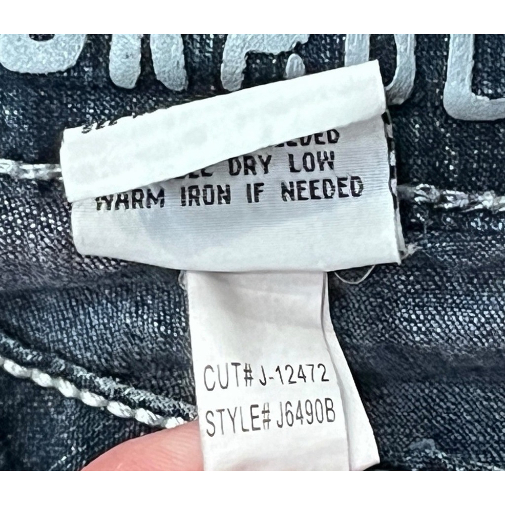 Vintage Hydraulic Vikki Y2K Low Rise Skinny‎ Ankle Legging Blue Jeans Streetwear - Picture 5 of 9